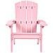 Sedia Per Bambini Rosa Adirondack - Foto miniatura 6