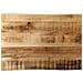 Piano Tavolo Bordi Vivi 60x40x2,5cm Legno Massello Mango Grezzo - Foto miniatura 1