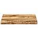 Piano Tavolo Bordi Vivi 60x40x2,5cm Legno Massello Mango Grezzo - Foto miniatura 3