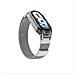 Cinturino Magnetico Per Xiaomi Mi Band Con Custodia Trasparente Silver Xiaomi Mi Band 3/4/5/6 - Foto miniatura 1