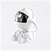 CF4 luce da notte per bambino Libera installazione Bianco LED 5 W - Foto miniatura 3
