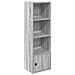 Libreria Grigio Sonoma 31x24x102 Cm In Legno Multistrato - Foto miniatura 2
