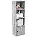 Libreria Grigio Sonoma 31x24x102 Cm In Legno Multistrato - Foto miniatura 1