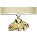 Lampada Da Tavolo Uomo - Oro - Ceramica - 25x25x42,5 Cm - Foto miniatura 4