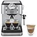 Macchina da Caffè Espresso Semi Automatica EM450.M Serbatoio 1.7 Lt. Potenza 1350 Watt Colore Nero Acciaio Inox - Foto miniatura 1