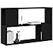 Libreria  Nero Rovere 100x24x63 cm in Legno Ingegnerizzato - Foto miniatura 3