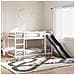 Letto a Castello Scivolo e Scala Bianco 90x200 cm Legno di Pino - Foto miniatura 2
