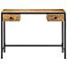 Scrivania 105x50x75 cm Legno Massello di Mango - Foto miniatura 5