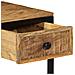Scrivania 105x50x75 cm Legno Massello di Mango - Foto miniatura 9