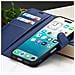 Custodia A Portafoglio Per Iphone 17 Pro Max Con Supporto E Linguetta Magnetica, Blu Scuro - Foto miniatura 3