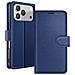 Custodia A Portafoglio Per Iphone 17 Pro Max Con Supporto E Linguetta Magnetica, Blu Scuro - Foto miniatura 1