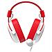 6950676214147 cuffia e auricolare Cuffie Cablato A Padiglione Gaming Rosso, Bianco - Foto miniatura 4
