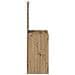 Tavolo toletta con luci LED Rovere artigianale 50x41x135 cm - Foto miniatura 6