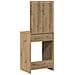 Tavolo toletta con luci LED Rovere artigianale 50x41x135 cm - Foto miniatura 7