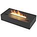 Simple Box - Biocamino Freestanding Da Appoggio Nero Opaco Cm 40 - Peso 10 Kg - Linea Di Fuoco 22 Cm - Foto miniatura 1
