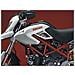 Adesivi 3d Protezioni Laterali Compatibili Per Moto Ducati Hypermotard 2007-2012 - Foto miniatura 1