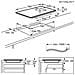 Piano Induzione Bridge Matt 80 Cm EIV83443CT MADE IN EUROPE - Foto miniatura 4