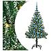 Albero di Natale Artificiale Imbiancato con Luci LED 150 cm - Foto miniatura 1
