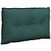 Cuscino per Schiena Verde Scuro 80 x 19 x 50 cm Tessuto - Foto miniatura 1