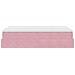 Pouf Letto con Materasso Rosa 120x190 cm Velluto - Foto miniatura 9