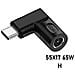 Adattatore Da Dc Femmina A Usb Type-c Maschio 65w - Ricarica Power Delivery - Foto miniatura 2