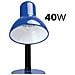 Lampada Da Tavolo Orientabile Compatibile E27 40w Con Braccio Flessibile E Interruttore - Foto miniatura 2