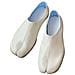 Scarpe Split Toe Comode - Scarpe Basse In Pu E Microfibra Per Uso Quotidiano White 39 - Foto miniatura 1