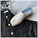 Scarpe Split Toe Comode - Scarpe Basse In Pu E Microfibra Per Uso Quotidiano White 39 - Foto miniatura 3
