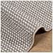Tappeti per area HUARTE Crema e Taupe 200 x 80 cm Poliestere - Foto miniatura 4
