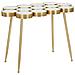 Tavolo Consolle Vkh623-oro-metallo-100x55x70 Cm - Foto miniatura 1