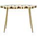Tavolo Consolle Vkh623-oro-metallo-100x55x70 Cm - Foto miniatura 2