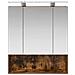 Mobiletto per specchio da bagno Rovere fumé 60 x 14.5 x 70 cm - Foto miniatura 6