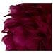 Lampada Da Tavolo Ball Feather Bordeaux Con Sfera Di Piume E Stelo Oro - Foto miniatura 4
