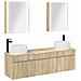 Set di Armadi da Bagno 5 pcs Rovere Sonoma 53 x 15,5 x 70 cm - Foto miniatura 1