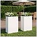 Vaso da giardino 2 pz Bianco 50 x 40 x 75 cm - Foto miniatura 2