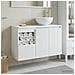 Set di mobili per il bagno 2 pz Bianco Legno ingegnerizzato - Foto miniatura 8