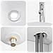 Set di mobili per il bagno 2 pz Bianco Legno ingegnerizzato - Foto miniatura 9
