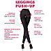 Leggings Donna Pantacollant Nero Blu Grigio Pantalone Donna Alza Glutei - Grigio - Foto miniatura 1