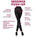 Leggings Donna Pantacollant Nero Blu Grigio Pantalone Donna Alza Glutei - Grigio - Foto miniatura 3