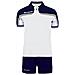 Kit Fast Completino Di Polo Manica Corta E Pantaloncino Colore Bianco / blu Taglia Xl - Foto miniatura 1
