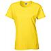 Maglietta 100% Cotone Donna (s) (giallo)  - Foto miniatura 1