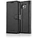 Custodia Compatibile Con Samsung Galaxy S7 Edge In Nero Carbone - Coperchio Protettiva Con Chiusura Magnetica, Funzione Stand E Tasca Per Le Carte - Foto miniatura 8