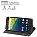 Custodia Compatibile Con Huawei Nexus 6p In Bruno Caffè - Coperchio Protettiva Con Chiusura Magnetica, Funzione Stand E Tasca Per Le Carte - Foto miniatura 6