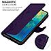 Cadorabo Custodia Compatibile Con Huawei Mate 20 In Lilla Scuro Fiore - Coperchio Protettivo In Design Floreale Con Chiusura Magnetica, Funzione Stand E Slot Per Carte - Foto miniatura 7