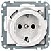Fi-schuko-sicherheitssteckdosen-einsatz 233819 System M Polarweiss Glnzend 233819 233819 (233819)  - Foto miniatura 1