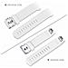 Bracciale Fitbit Charge 2 In Silicone, Confezione Da 3 (s) Black/gray/white - Foto miniatura 15