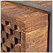 Tavolino Da Salotto 110x45x38 Cm In Legno Massello Di Teak - Foto miniatura 5