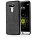 Custodia Compatibile Con Lg G5 In Vintage Nero - Hard Case Coperchio Protettivo In Similpelle - Foto miniatura 1