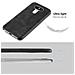 Custodia Compatibile Con Lg G5 In Vintage Nero - Hard Case Coperchio Protettivo In Similpelle - Foto miniatura 2