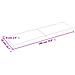Piano Tavolo Marrone Chiaro 180x50x (2-6) cm Rovere Non Trattato - Foto miniatura 2